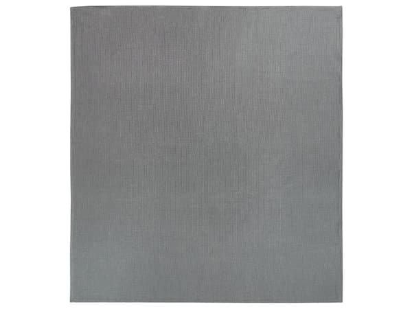 Plaid Mørkegrå Bomuld 220 x 240 cm Blød Hyggetæppe til Sofa Moderne Varm Bomuldstæppe Design Skandinavisk Senge Plaid