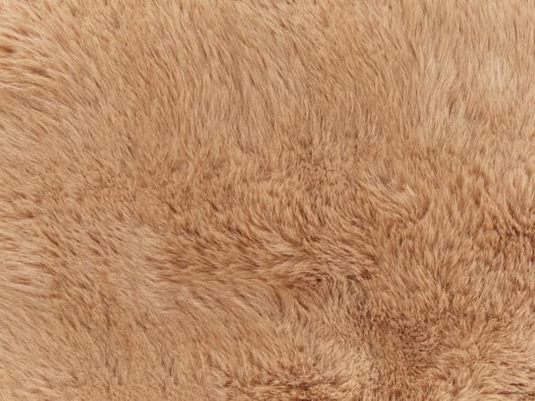 Sengeteppe Brun Mykt Teppe i Imitert Kaninpels 200 x 220 cm Shaggy Teppe Sengetøy