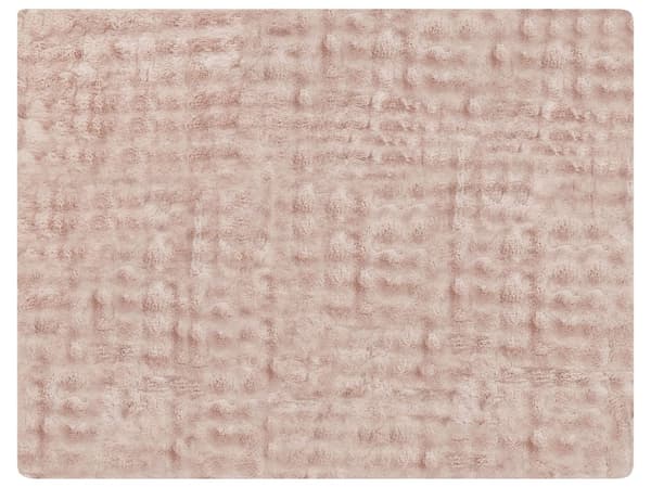 Överkast Filt Rosa Mjuk Konstgjord Kaninpäls 150 x 200 cm Shaggy Filt Sängkläder