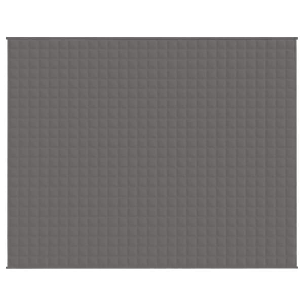 vidaXL tyngdetæppe 235x290 cm 15 kg stof grå -  Sengetæpper