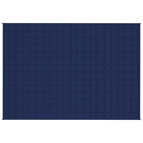 vidaXL Tyngdtäcke blå 140x200 cm 6 kg tyg -  Filtar