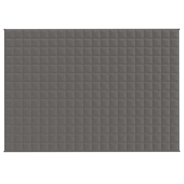vidaXL Painopeitto harmaa 137x200 cm 6 kg kangas -  Viltit