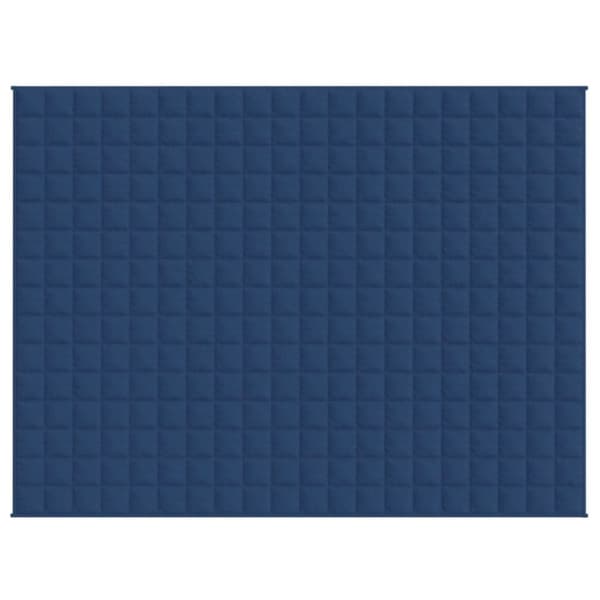vidaXL Painopeitto sininen 150x200 cm 7 kg kangas - Viltit