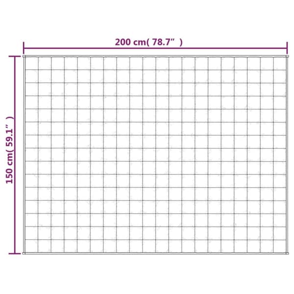 vidaXL Painopeitto sininen 150x200 cm 7 kg kangas - Viltit