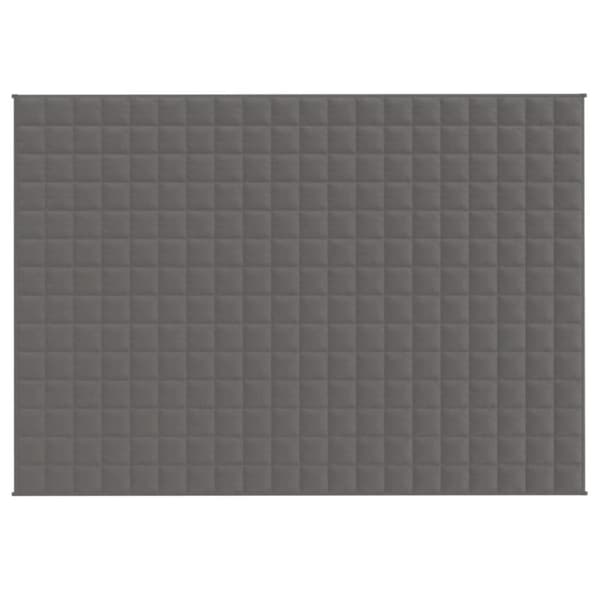 vidaXL Tyngdtäcke grå 140x200 cm 10 kg tyg -  Filtar