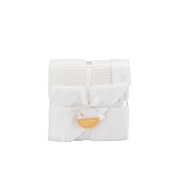 Lasten peitto 80x110 vohveli beige mikrokuitu