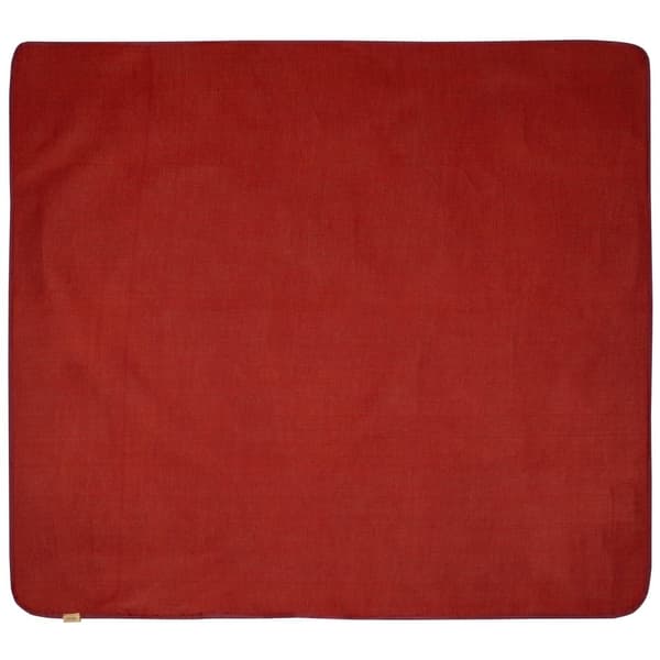 Picnic-tæppe 130x145 Harmony bordeaux, ensfarvede Eurogardiner