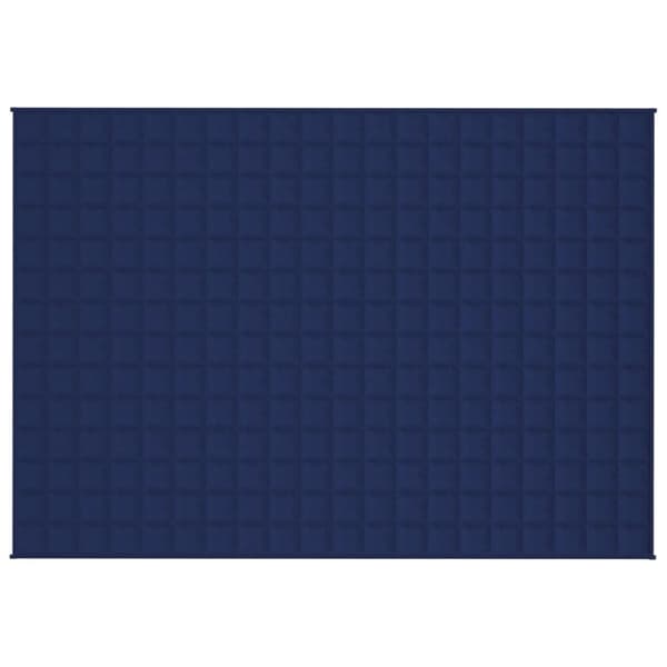 The Living Store Painopeitto sininen 135x200 cm 6 kg kangas -  Viltit