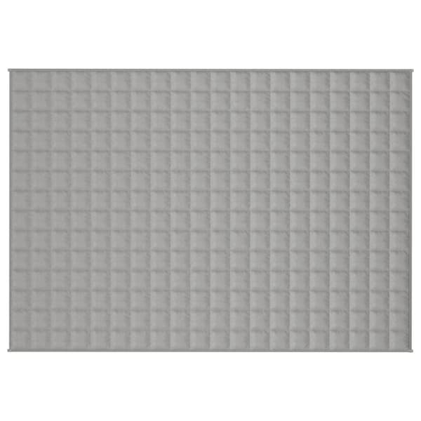 Sengetæpper - Living tyngdetæppe 140x200 cm 6 kg stof grå