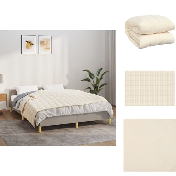 Viltit - Living Painopeitto vaalea kerma 140x200 cm 6 kg kangas