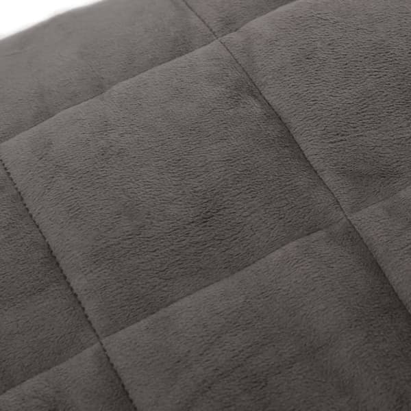Sengetæpper - Living tyngdetæppe 200x230 cm 9 kg stof grå