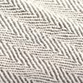 Miniatyrbillede 7 af 7: Plaid 220x250 cm bomuld sildebensmønster grå - Plaid - Plaider - Home & Living