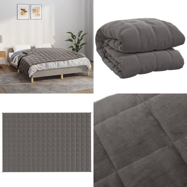 Painopeitto harmaa 120x180 cm 9 kg kangas - Painopeitto - Painohuopa - Home & Living
