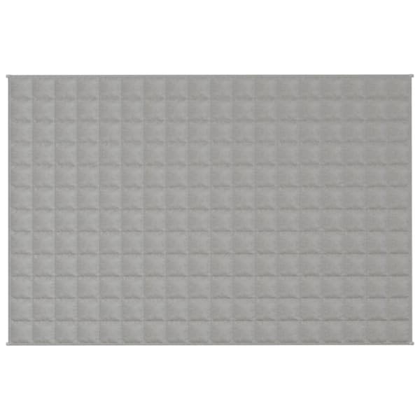 tyngdetæppe 120x180 cm 9 kg stof grå