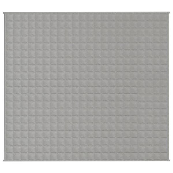 Tyngdtäcke grå 200x230 cm 13 kg tyg