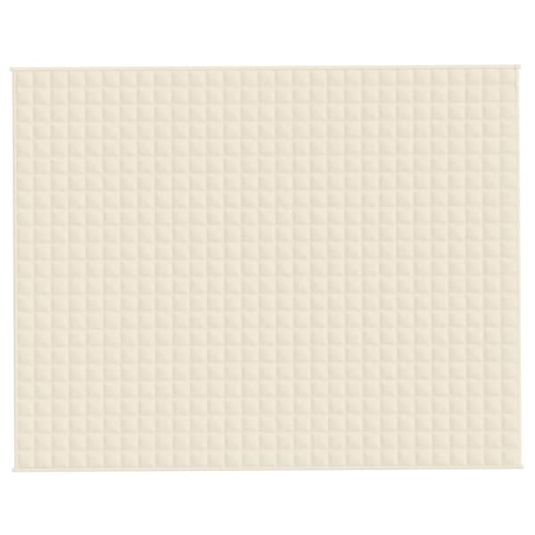 Painopeitto vaalea kerma 235x290 cm 11 kg kangas