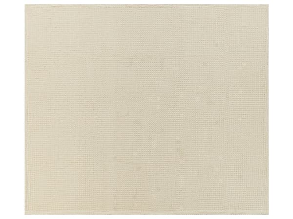 Beige bomuldssengetæppe 200 x 220 cm med vaffelstruktur stue soveværelse tekstiler