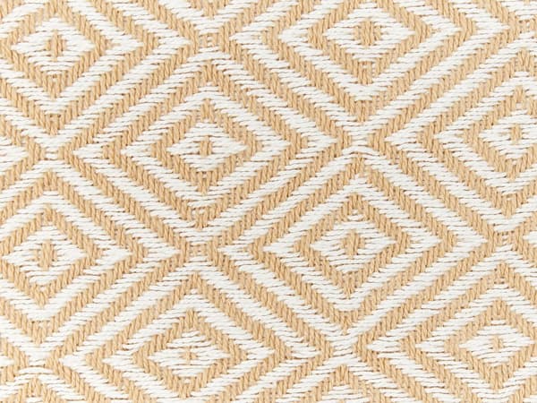 Beige bomuldssengetæppe 220 x 240 cm med kvaster stue soveværelse tekstiler soveværelse