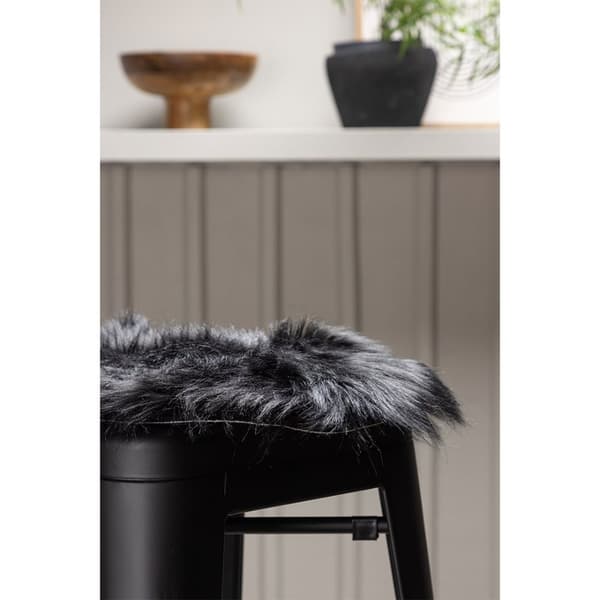 Katy skinn Ø34cm svart.