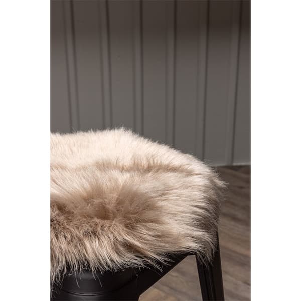 Katy skinn Ø34cm brun.