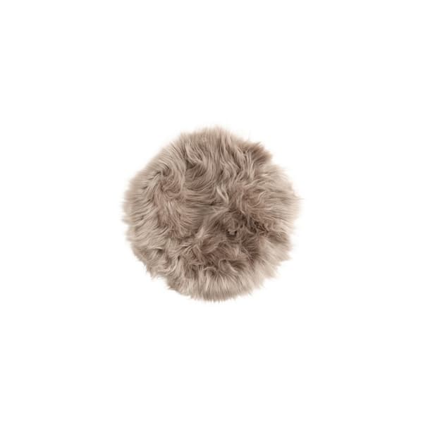 Katy skinn Ø34cm brun.