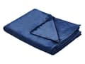 Miniatyrbillede 1 af 7: Tyngdetæppe Betræk Marineblå Polyester 120 x 180 cm Overtræk til Vægttæppe Blød Design til Soveværelse Sengetæppe Vægt Tæppe Cover