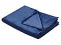 Miniatyrbillede 1 af 7: Tyngdetæppe Betræk Marineblå Polyester 135 x 200 cm Overtræk til Vægttæppe Blød Design til Soveværelse Sengetæppe Vægt Tæppe Cover