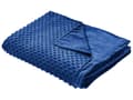 Miniatyrbillede 1 af 7: Vægtdynebetræk blå polyester 100 x 150 cm med lynlås moderne design prikmønster