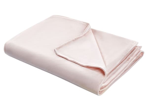 Tyngdetæppe betræk lyserød 135 x 200 cm Overtræk til Vægttæppe Blød Design til Soveværelse Sengetæppe Vægt Tæppe Cover