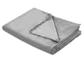 Miniatyrbillede 1 af 7: Tyngdetæppe Betræk Grå Polyester 135 x 200 cm Overtræk til Vægttæppe Blød Design til Soveværelse Sengetæppe Vægt Tæppe Cover