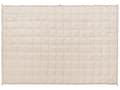 Miniatyrbillede 5 af 7: Tyngdedyne Beige Microfiber 4 kg 100 x 150 cm Vægtdyne til Børn Quiltet Dynetæppe Design Dyne med Glasperler