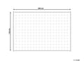 Miniatyrbillede 3 af 7: Tyngdedyne Beige Microfiber 8 kg 135 x 200 cm Vægtdyne til Voksne Quiltet Dynetæppe Design Dyne med Glasperler