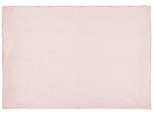 Painopeiton päällinen pastellipinkki polyesterikangas 120 x 180 cm pilkut moderni tyyli