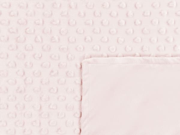 Painopeiton päällinen pastellipinkki polyesterikangas 120 x 180 cm pilkut moderni tyyli