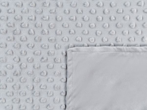 Painopeiton päällinen vaaleanharmaa polyesterikangas 120 x 180 cm pilkut moderni tyyli