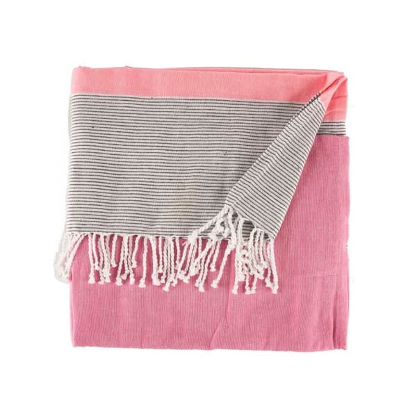 Multifunktionell kudde Ränder 160 x 200 cm Rosa (12 antal)