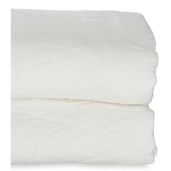 Sängöverdrag 180 x 260 cm Romb Vit (4 antal)