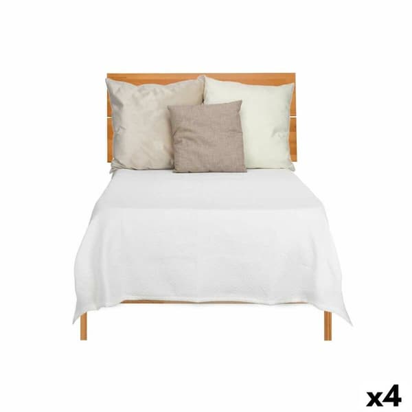 Sängöverdrag 180 x 260 cm Geometrisk Vit (4 antal)