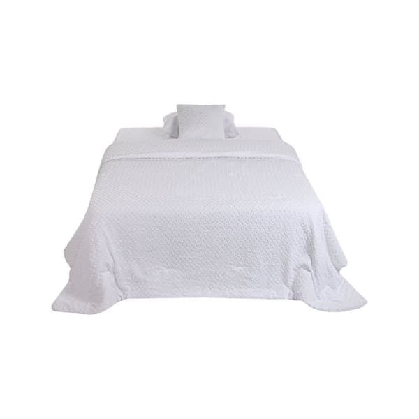 Sängöverdrag Home ESPRIT Vit 180 x 260 cm