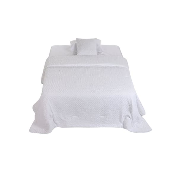 Sängöverdrag Home ESPRIT Vit 180 x 260 cm