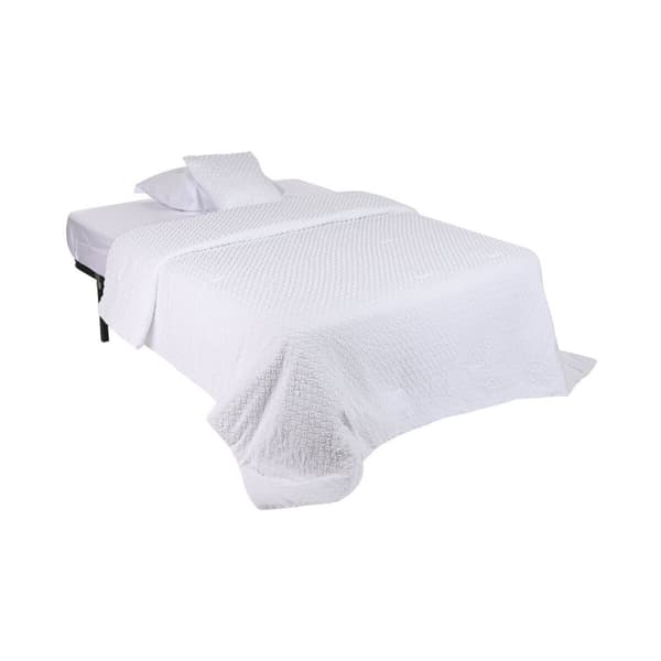 Sängöverdrag Home ESPRIT Vit 180 x 260 cm