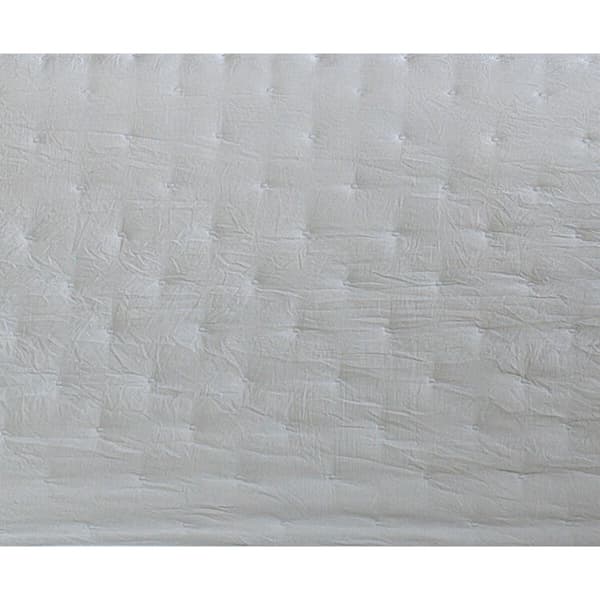 Sengetæppe (vattæppe) Pierre Cardin DOTS Hvid Seng 135 (3 Dele)