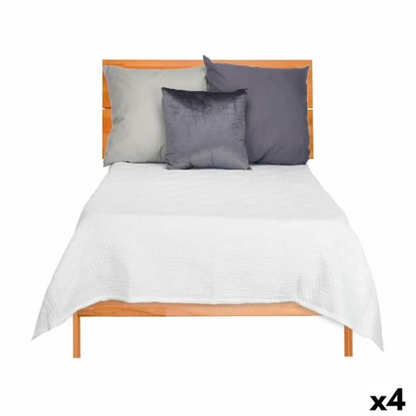 Sengeteppe (dyne) 180 x 260 cm Hvit (4 enheter)