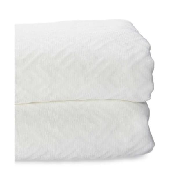 Sengeteppe (dyne) 180 x 260 cm Geometrisk Hvit (4 enheter)