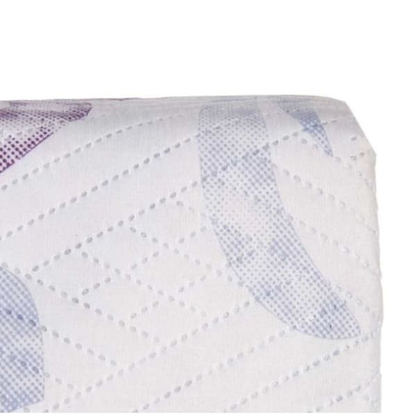 Vendbart sengeteppe 240 x 260 cm Hvit Lilla (6 enheter)