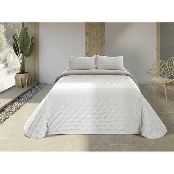 Sengeteppe (dyne) Pierre Cardin LORENA Hvit Seng 135 (3 Deler)