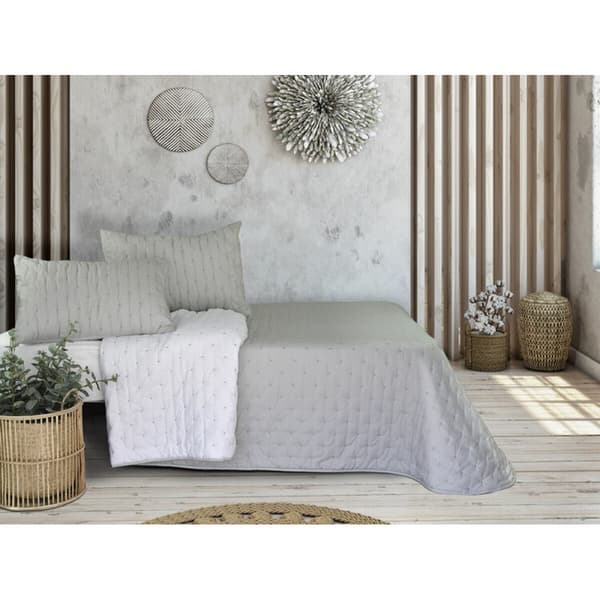 Vuodepeite (viltti) Pierre Cardin TRIANA Pearl Gray Sänky 180 (3 Kappaletta)