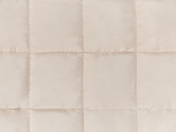 Tyngdtäcke Beige Polyestertyg Fyllning av glaspärlor Rektangulär 120 x 180 cm 7kg 15.43lb Quiltad
