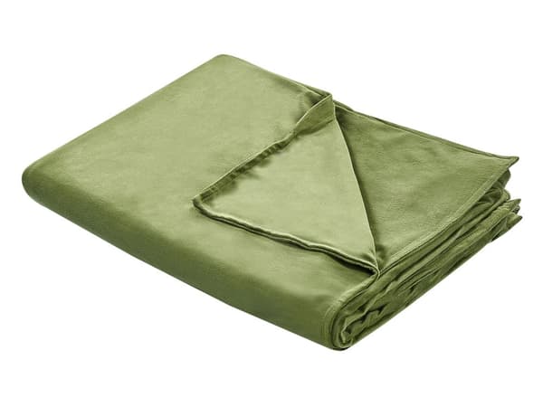 Tyngdtäcke Mörkgrön Polyestertyg 100 x 150 cm Enfärgat mönster Modern design Sovrumstextil