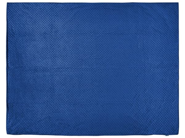 Tyngdtäcke Marinblå Polyestertyg 150 x 200 cm Prickigt Mönster Modern Design Sovrumstextil